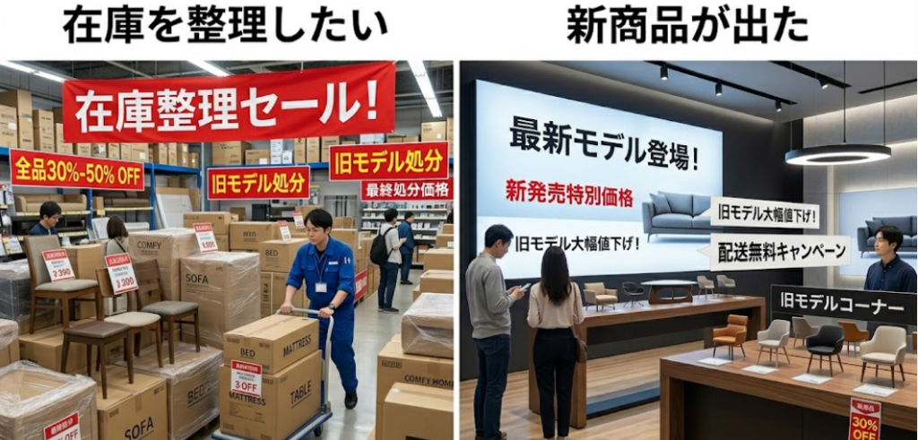 ルイスポールセンが値引きされるケース